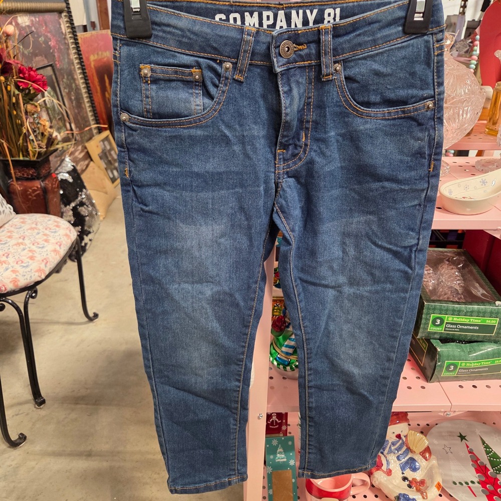 Company 81 Kids Blue Denim Jeans Distressed Style Size 8
